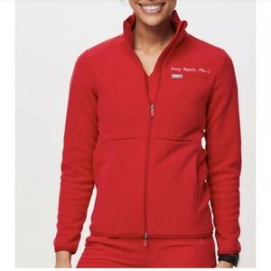 Figs Pop Red Women's Jacket
